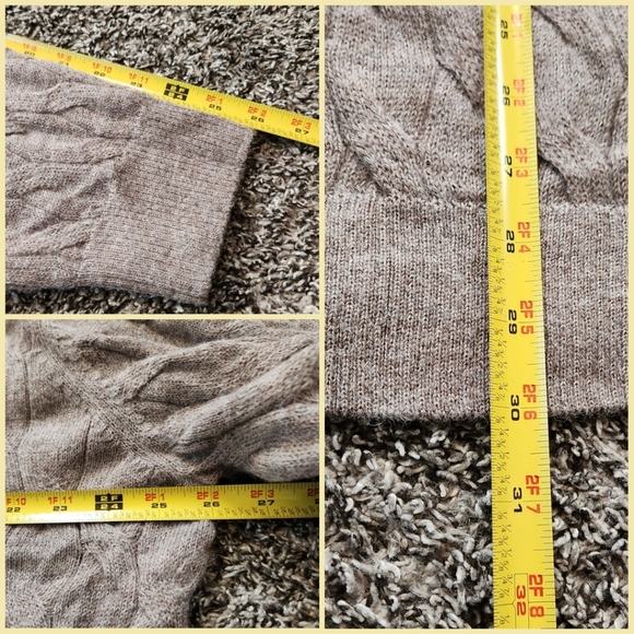 Daniel Cremieux Brown V-Neck Sweater - Picture 12 of 16